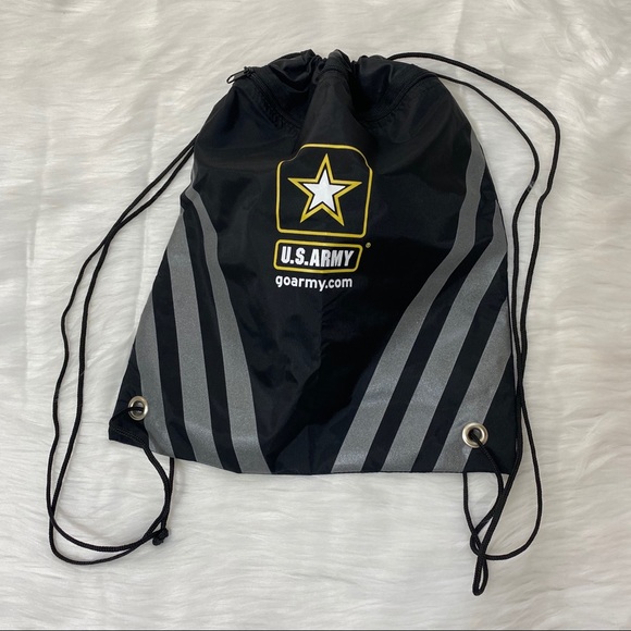 Go Army Drawstring Backpack Black - Picture 2 of 4